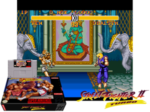 Street Fighter II Turbo - Hyper Fighting (U) [T+Spa_Chilensis] Cover